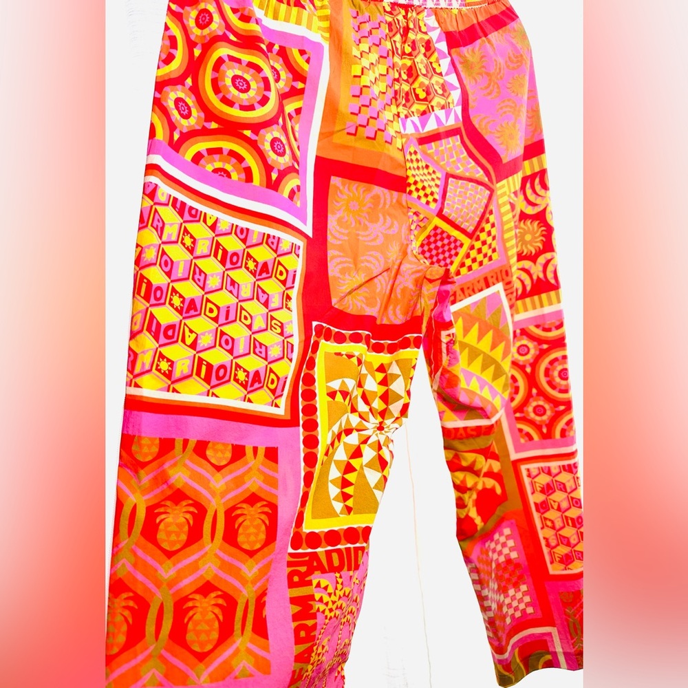 FARM Rio Vibrant Patchwork Track Pants - Picture 6 of 10